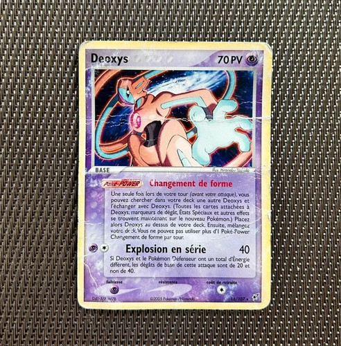 Carte pokémon deoxys 107 - pokémon, 16/107