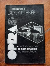 Revue l'Avant scène Opéra n°18 - DIDON ET ENEE de Purcell