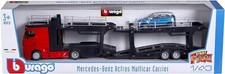 Porte voiture Mercedes-Benz Actros  Bburago avec 1 auto 1/43