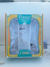 3 Ancien VERRE A BIERE DORELEÏ FISCHER ALSACE 