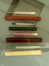 Lot de 4 thermomètres medical ancien