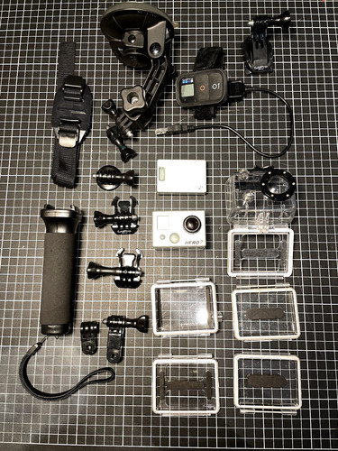 Caméra gopro hero2 - +, dos