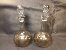 Lot de 2 carafes en verre à