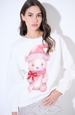 Pull Femme Col Rond Imprimé