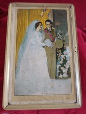 Baudoin et Fabiola de Belgique mariage 1960 boîte métal
