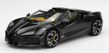TOP SPEED - Voiture de 2023 de couleur noir – BUGATTI W16 Mistral noir 2023 -...