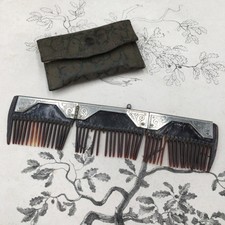 Ancien Peigne Pliant de Poche