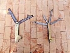 Lot De 2 Ancien Couteaux Flamme De Vétérinaire fin XIXieme et début XXieme