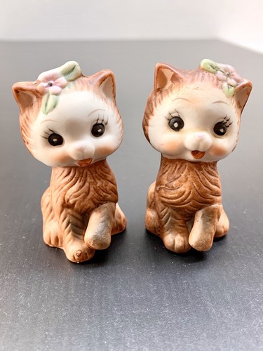 Cat ceramic salt - cat,