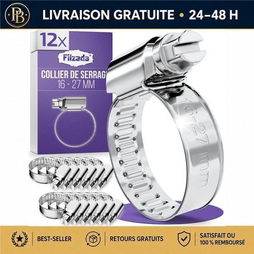 Colliers serrage inox - colliers,