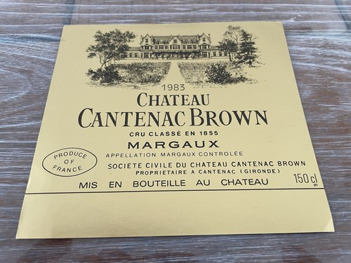 étiquette château - de,