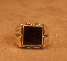 Bague ancienne chevalière Art