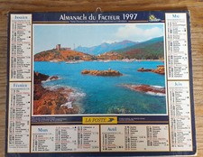 almanach calendrier du facteur La Poste 1997 - département Vienne - état correct