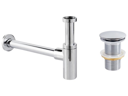 Siphon lavabo avec bonde - siphon,