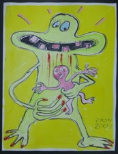 Peinture à la gouache de