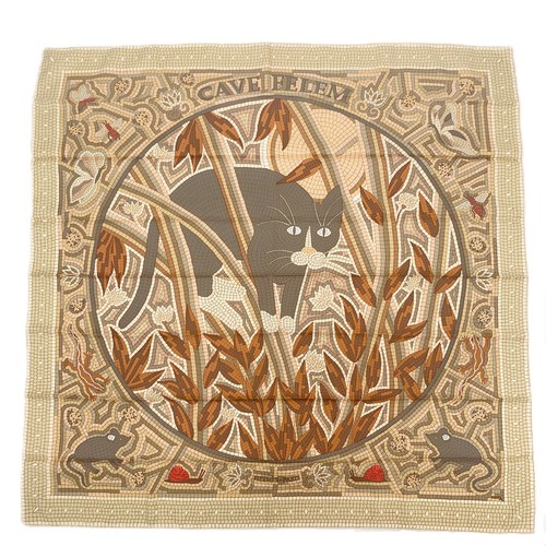 écharpe soie hermes carre - Écharpe,