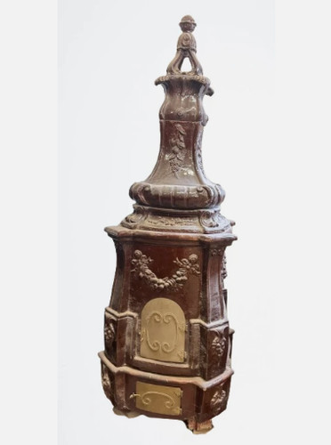 Poêle faïence baroque - poêle,