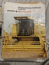 brochure prospekt PROSPECTUS MOISSONNEUSE SPERRY NEW HOLLAND 8070 tracteur-ih