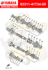 Yamaha BRG,CYL-CAL ROLLER 41.5G KY 93311-41734-00 OEM NEW