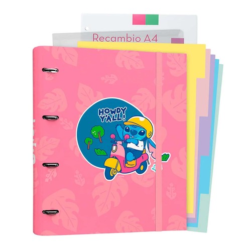 Disney classeur stitch 4 - disney,