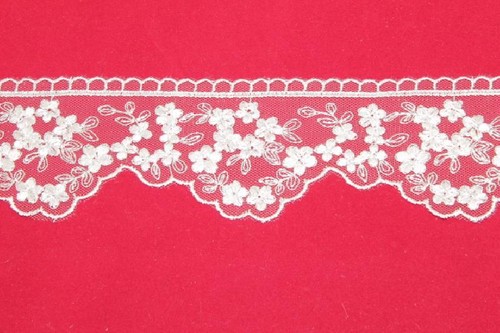 Dentelle tulle ruban haut - de,