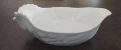 Plat porcelaine blanc - plat, revol
