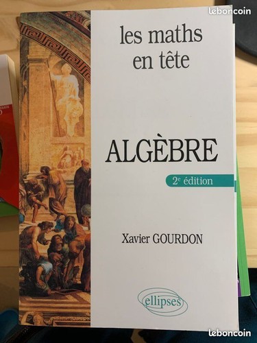 Lot livres maths tête - livres, "maths