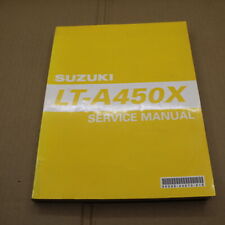 MANUEL REVUE TECHNIQUE D ATELIER SUZUKI LT-A 450 X 2007-> LTA LIVRE EN ANGLAIS