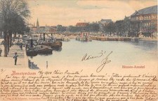 CPA PAYS BAS AMSTERDAM BINNEN AMSTEL (dos non divisé)