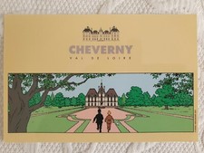 Tintin Chateau de Cheverny / Moulinsart Carte Postale 2019