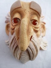 RARE MASQUE CESAR PANORAMIX 24x18cm - UDERZO ASTERIX - TBE 1 cassure au nez