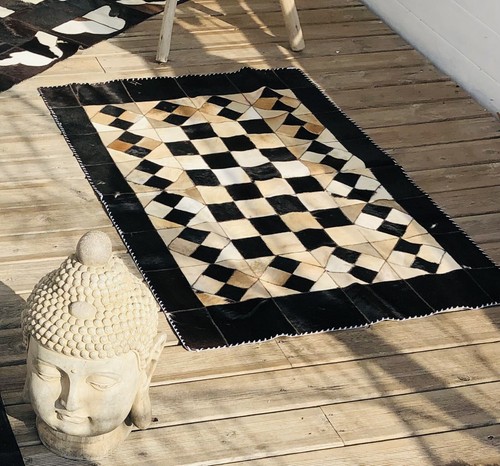 Tapis peau vache - de,