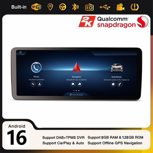 Android 16 autoradio - 12,3",