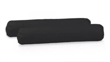 Lot De 2 Taies De Traversin 100% Coton - Noir - 85x185 Cm    HOME LINGE PASSION