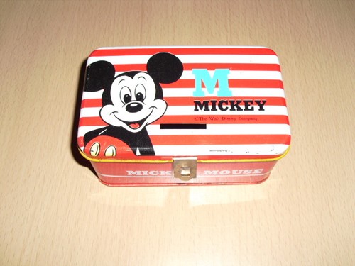 Mickey mouse tirelire vintage - mickey,