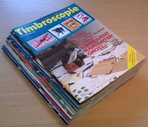 Timbroscopie année 1986 - timbroscopie,
