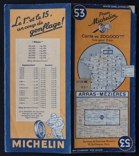Carte michelin arras - carte,