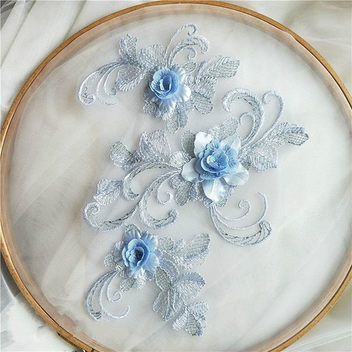 Broderie appliques dentelle - 3d,