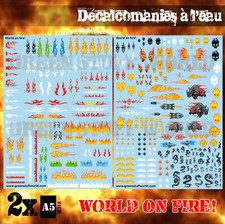 Decalcomanies a l'eau - World