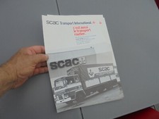 Feuillet Berliet GR260 de la Scac Transports Internationaux 