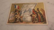 1880.passeport France (Liebig.chromo lithographie).