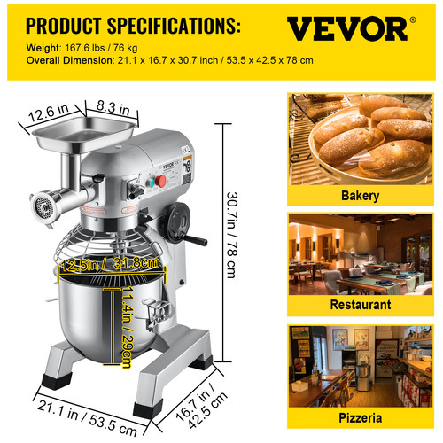 Vevor robot pâtissier - vevor,