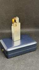 Rare Vintage Solid Sterling Silver Dunhill Mini Aldunil Lighter 1960s  Box VIDEO