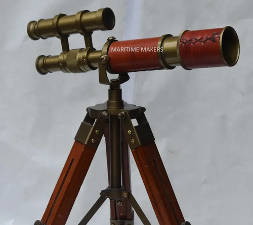 Télescope vintage laiton - télescope,