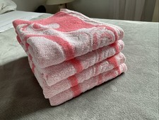 Lot De 4 Serviettes De Toilette Vintage