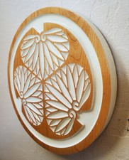 Uni en Bois Main Peint Samurai