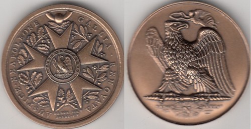 Médaille française bronze - française, en