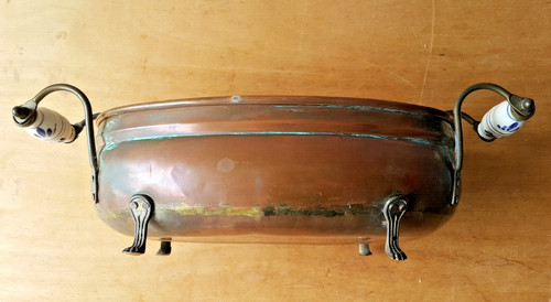 Ancienne jardinière cuivre - jardinière, en
