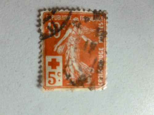 Timbre semeuse 10c 1914 - semeuse, 5c,