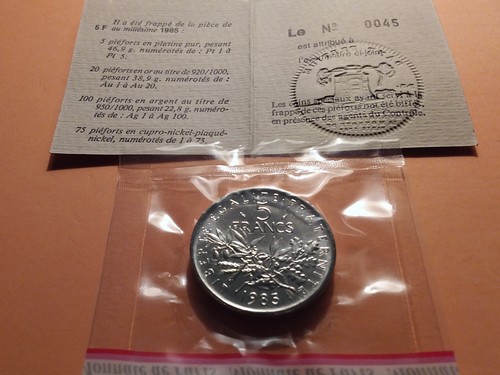 154 piefort 5 - ., francs